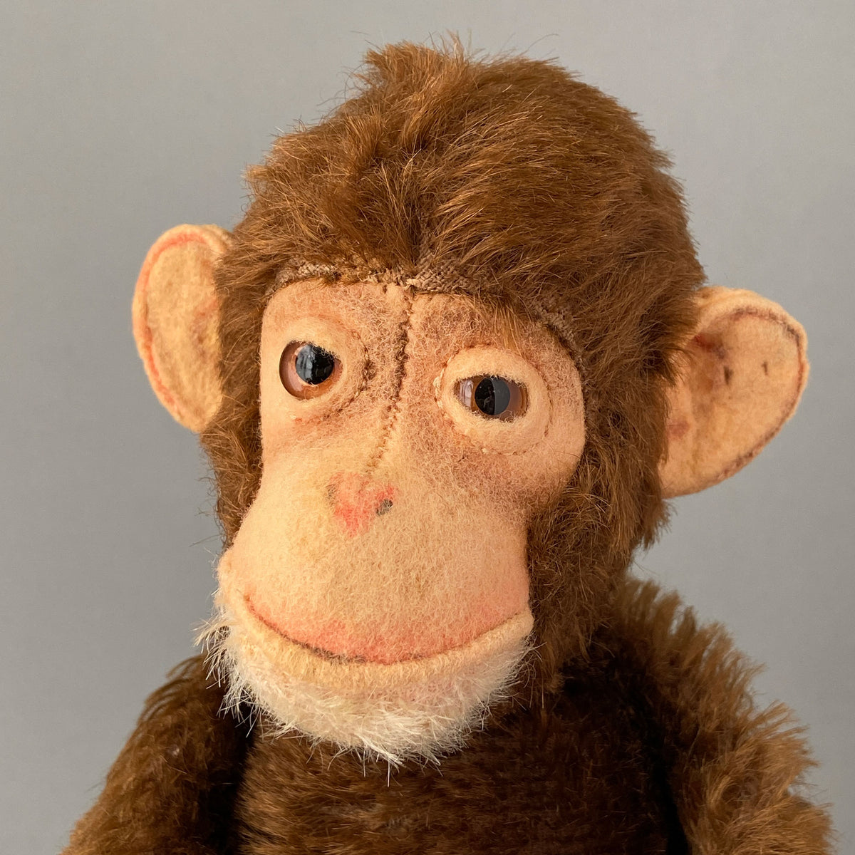 Vintage STEIFF Jocko Monkey Hand Puppet 1950s Early Model Once Upon A Puppet