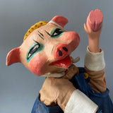 WPA Little Pig Hand Puppet ~ 1930s Rare!