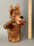 SCHUCO Bad Wolf Hand Puppet ~ 1950s Rare!