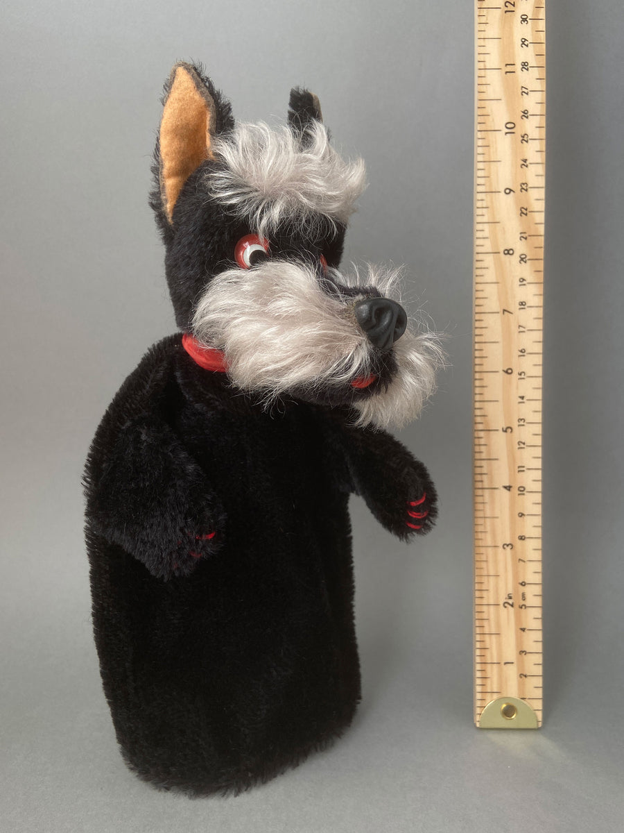 レア アンティーク Schuco マスコット　犬　9cm Vintage SCHUCO Dog Hand Puppet ~ 1950s Rare! – Once Upon A Puppet