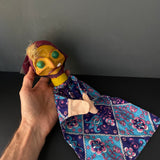 WITCH Hand Puppet ~ Papier Mache 1960s