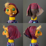 WITCH Hand Puppet ~ Papier Mache 1960s