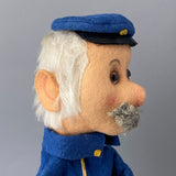 SCHUCO Policeman Hand Puppet ~ 1950s Rare!