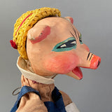 WPA Little Pig Hand Puppet ~ 1930s Rare!