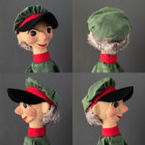 FORESTER Hand Puppet ~ Papier Mache 1960s