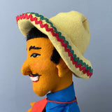 KERSA Mexican Hand Puppet ~ 1960s Rare!