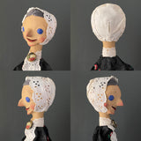 GRANDMOTHER Hand Puppet ~ Papier Mache 1960s