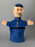 SCHUCO Policeman Hand Puppet ~ 1950s Rare!