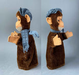 SCHUCO Monkey Hand Puppet ~ 1950s Rare!