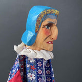 PUNCH and JUDY Hand Puppets ~ Early 1900s