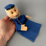 SCHUCO Policeman Hand Puppet ~ 1950s Rare!