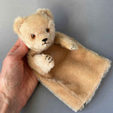 SCHUCO Teddy Bear Hand Puppet ~ 1950s Rare!