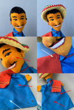 KERSA Mexican Hand Puppet ~ 1960s Rare!