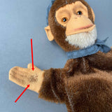 SCHUCO Monkey Hand Puppet ~ 1950s Rare!
