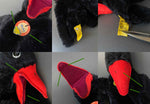 STEIFF Hucky Raven Hand Puppet ~ ALL IDs 1960s Rare!