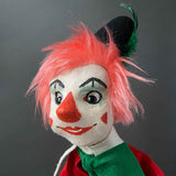 Else Hecht Clown Hand Puppet ~ 1960s Rare!