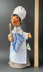 Else Hecht Cook Hand Puppet ~ 1960s Rare!