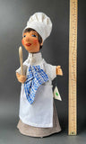 Else Hecht Cook Hand Puppet ~ 1960s Rare!