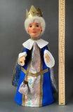 Else Hecht Queen Hand Puppet ~ 1960s Rare!