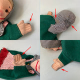 SCHUCO Old Lady Hand Puppet ~ 1950s Rare!