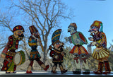 Turkish KARAGOZ Shadow Puppet Theater Set