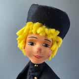 Else Hecht Chimney Sweep Hand Puppet Doll ~ 1920-30s Rare!