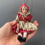 GIRL Marionette ~ Czechoslovakia early 1900s Rare!