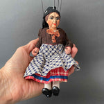 PEASANT LADY Marionette ~ Czechoslovakia early 1900s Rare!