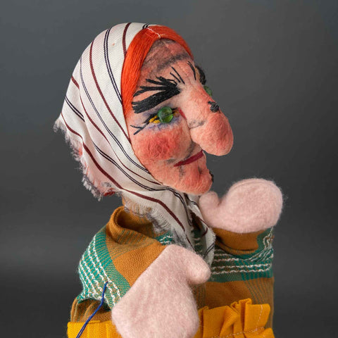 WITCH Hand Puppet by Curt Meissner ~ 1960s
