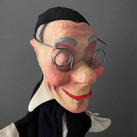JUDGE Hand Puppet ~ by Gerhard Stiehl 1950s Rare!