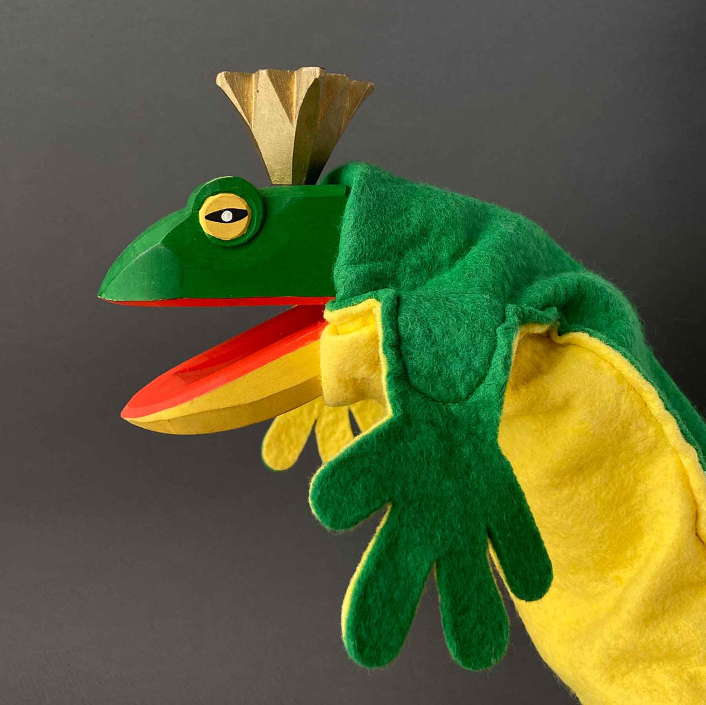 Sieve Puppet Vintage FROG PRINCE Hand Puppet by Lotte Sievers-Hahn ~ 1970-80s – Once ...