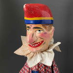 Mr PUNCH Hand Puppet ~ Early 1900s Punch and Judy Rare!