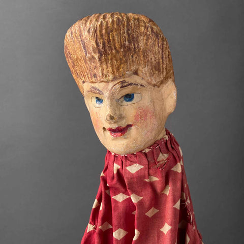 PRETTY POLLY Hand Puppet ~ Early 20th Century