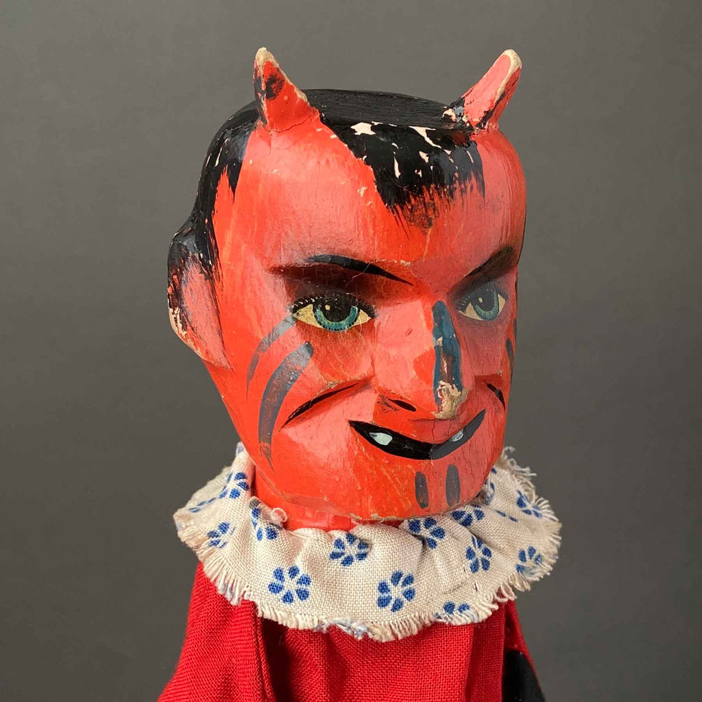 Toy DEVIL Hand Puppet ~ Early 1900s Punch and Judy Show – Once Upon A ...