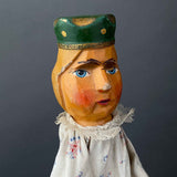 QUEEN Hand Puppet ~ Early 1900s Punch and Judy
