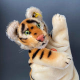 STEIFF Tiger Hand Puppet ~ ALL IDs 1952-58 Rare!