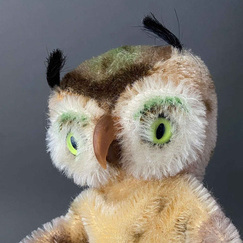 STEIFF Wittie Owl Hand Puppet ~ ALL IDs 1959-67