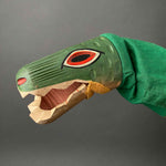 CROCODILE Hand Puppet ~ Early-mid 1900s Punch and Judy Rare!