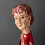 LADY Hand Puppet ~ 1920-30s Unique!