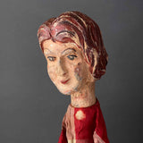 LADY Hand Puppet ~ 1920-30s Unique!