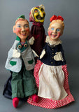 BRACK Hand Puppet Set ~ circa 1950s Rare!