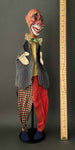 CLOWN Hand Puppet ~ by Gerhard Stiehl 1950s Rare!
