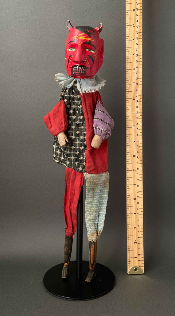 DEVIL Hand Puppet ~ Early 1900s Punch and Judy Show – Once Upon A Puppet