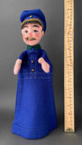 POLICEMAN Hand Puppet by Curt Meissner ~ 1960s