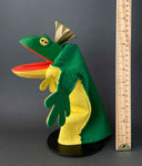 FROG PRINCE Hand Puppet by Lotte Sievers-Hahn ~ 70-80s Rare!