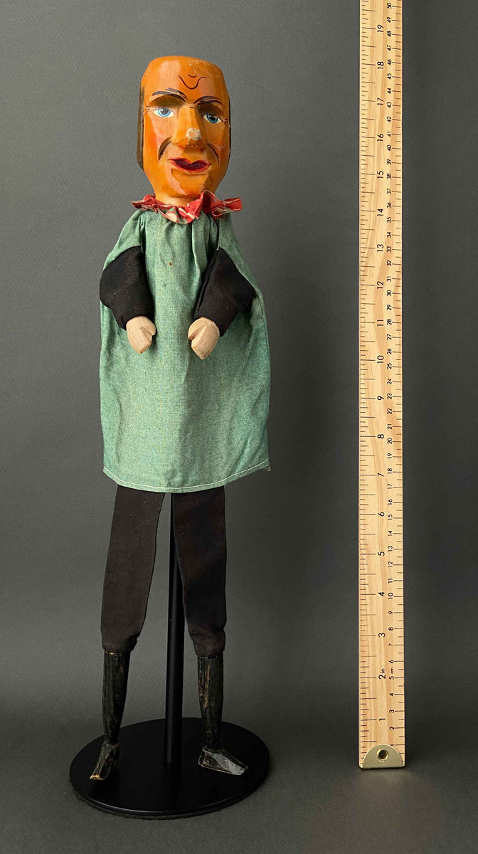 Antique GENTLEMAN Hand Puppet ~ Early 1900s Punch and Judy – Once Upon ...