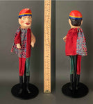 Set of Small Punch & Judy Hand Puppets ~ 1920-30s Rare!