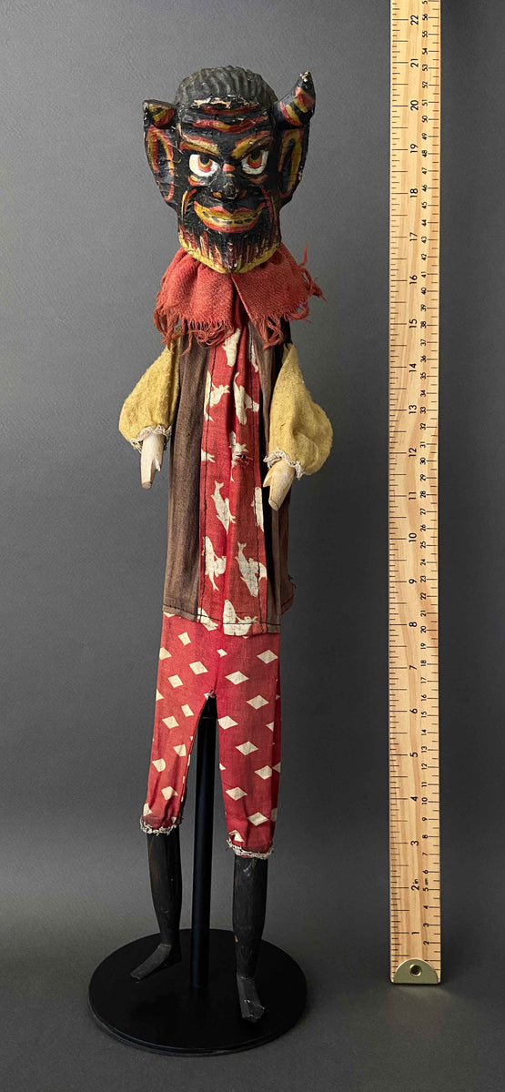 Antique DEVIL Hand Puppet ~ Early 20th Century – Once Upon A Puppet