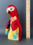 STEIFF Lora Parrot Hand Puppet ~ ALL IDs 1968-77 Rare!