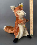 STEIFF Smardy Fox Hand Puppet ~ ALL IDs 1964-67